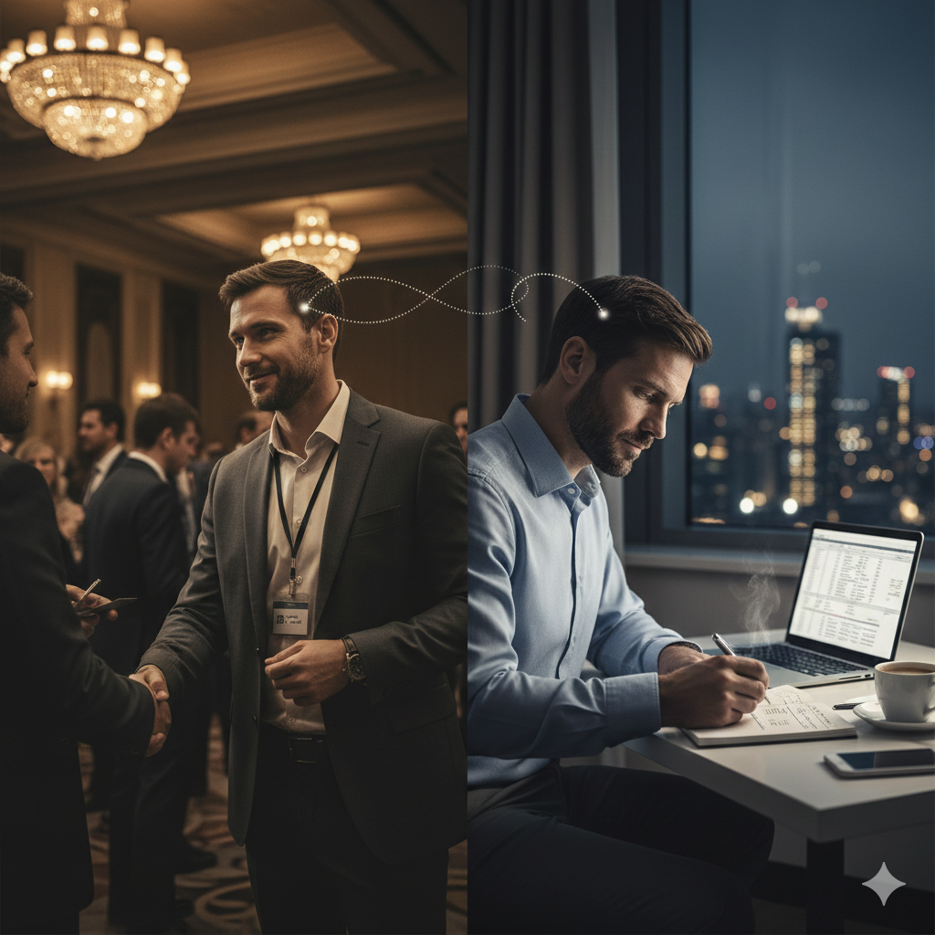 Social Networking Fatigue  (1): The Illusion of "Total Presence" at International Trade Fairs... Are